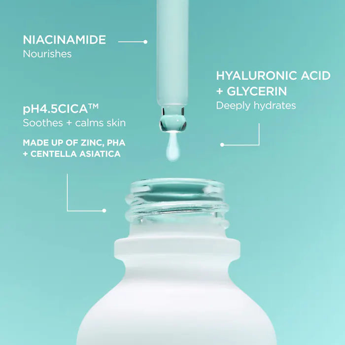 AESTURA - A-CICA365 Soothing Redness Relief Face Serum pH4.5 with Centella Asiatica + Hyaluronic