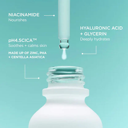 AESTURA - A-CICA365 Soothing Redness Relief Face Serum pH4.5 with Centella Asiatica + Hyaluronic