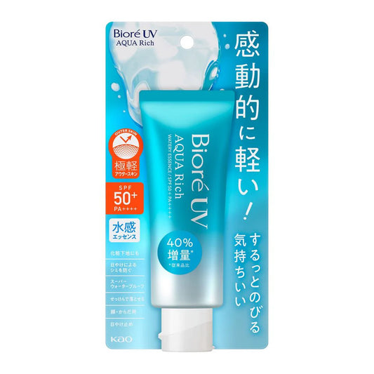 Biore UV Aqua Rich Watery
Essence SPF 50+ PA++++