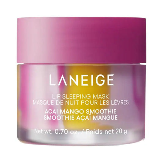 LANEIGE - Lip Sleeping Mask – Intense Hydration Lip Treatment with Vitamin C - Acai Mango Smoothie