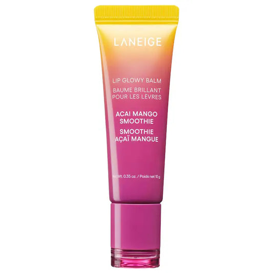 LANEIGE - Lip Glowy Balm – Lightweight Hydration Lip Treatment with Shea Butter - Acai Mango Smoothie