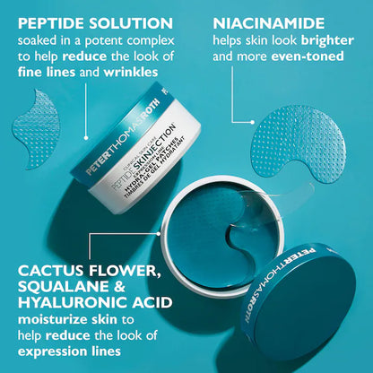 Peter Thomas Roth - Peptide Skinjection™ Hydra-Gel Face and Eye Mask Patches for Expression Lines