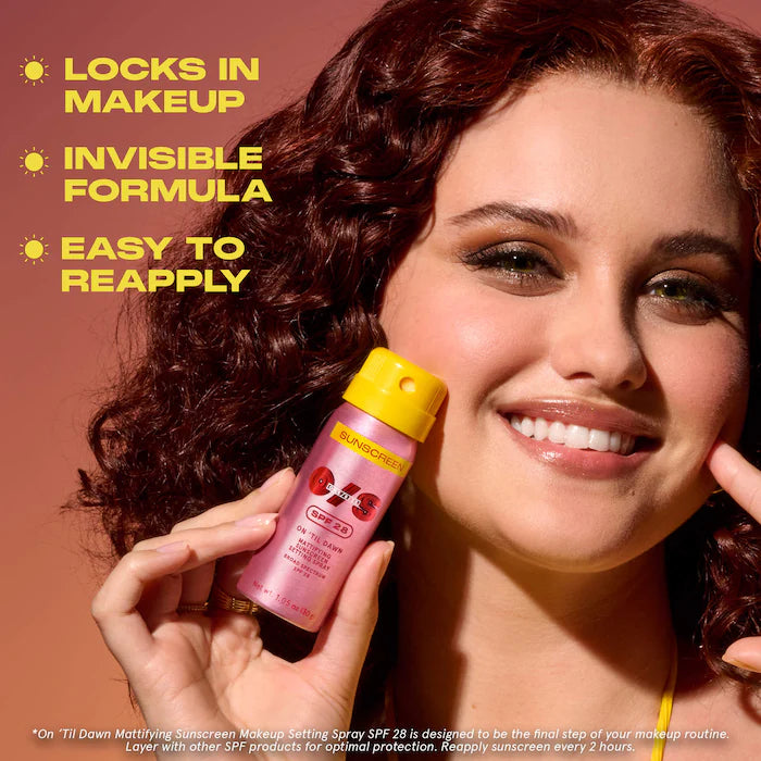 ONE/SIZE - On 'Til Dawn Mattifying Sunscreen Makeup Setting Spray SPF 28