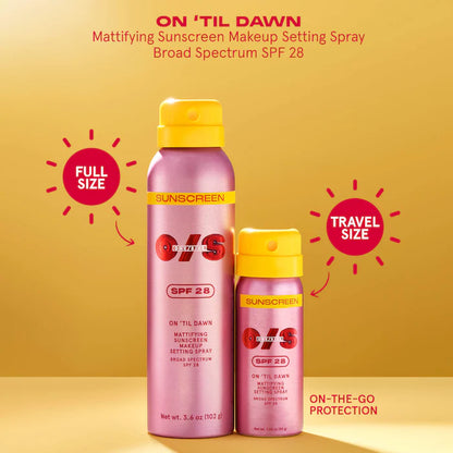 ONE/SIZE - On 'Til Dawn Mattifying Sunscreen Makeup Setting Spray SPF 28