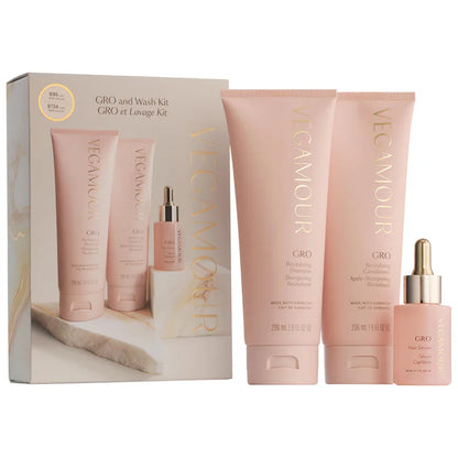 Vegamour GRO and Wash Hair Value Set