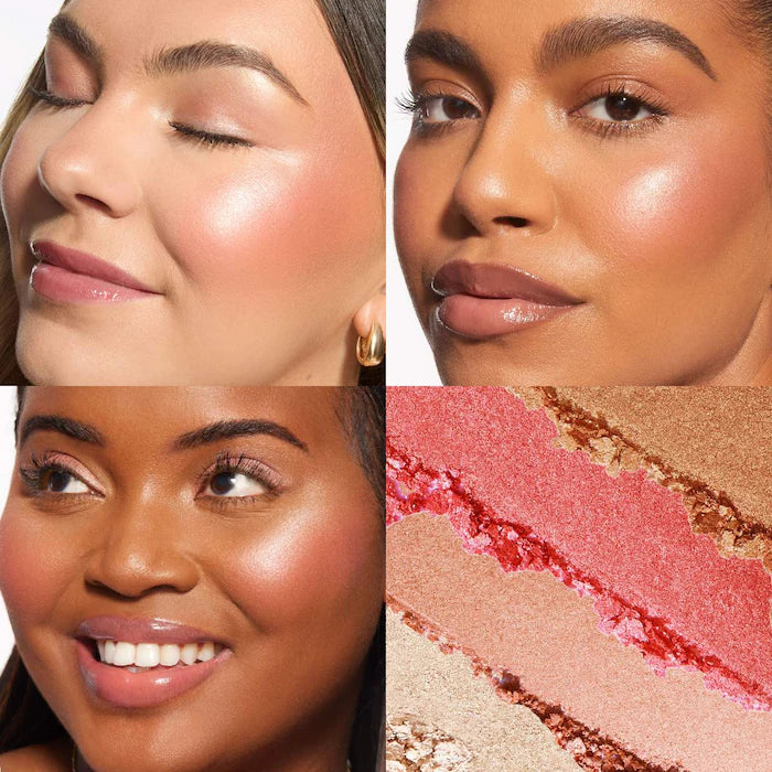 tarte - glow squad Amazonian clay luminous face palette glow squad Amazonian clay blush & highlighter palette