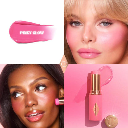 Charlotte Tilbury - Unreal Lip + Cheek Glow Blush Stick with Hyaluronic Acid