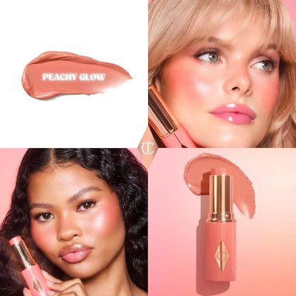 Charlotte Tilbury - Unreal Lip + Cheek Glow Blush Stick with Hyaluronic Acid