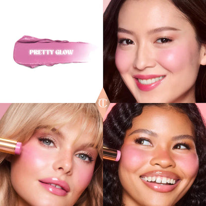 Charlotte Tilbury - Unreal Lip + Cheek Glow Blush Stick with Hyaluronic Acid