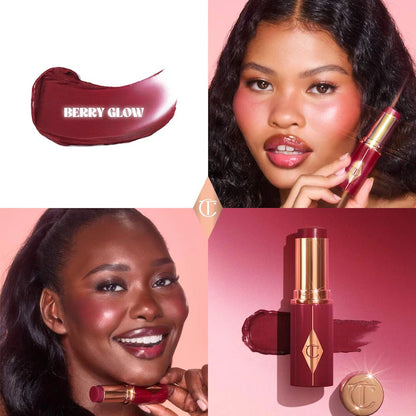 Charlotte Tilbury - Unreal Lip + Cheek Glow Blush Stick with Hyaluronic Acid