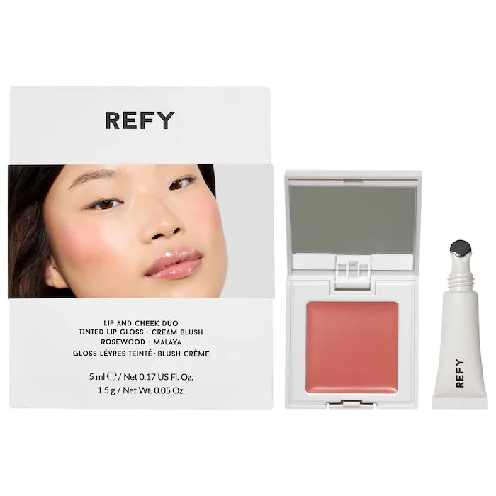 REFY - Lip Gloss and Cheek Duo Set