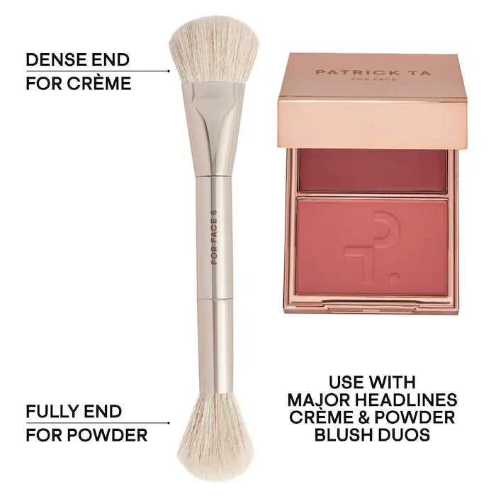 NEW Dual Ended Precision Blush Brush