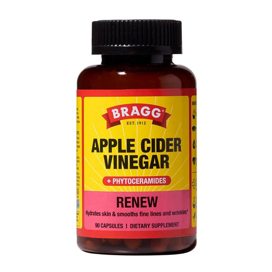 Bragg - Renew Apple Cider Vinegar Capsules with Phytoceramides - 90 Capsules