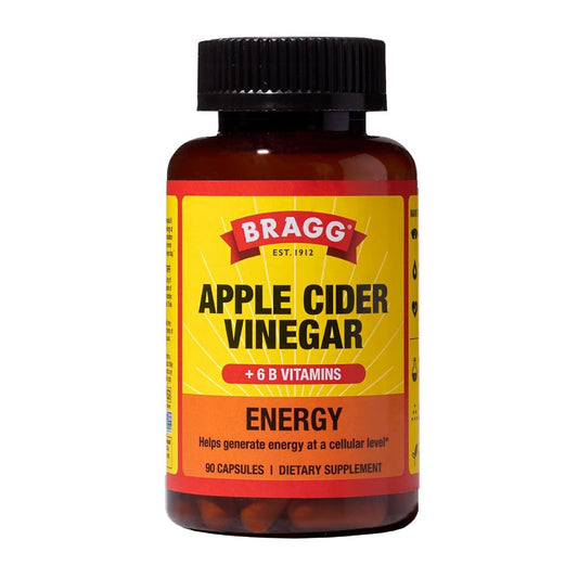 Bragg - Energy Apple Cider Vinegar Capsules with B Vitamins - 90 Capsules