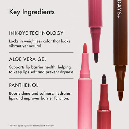 Summer Fridays - Flushed Lip Stain 12HR Transfer-Proof Lip Tint