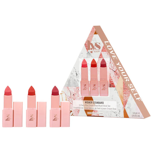 Mini Higher Standard 3-Piece Cream Glow Blush Stick Set