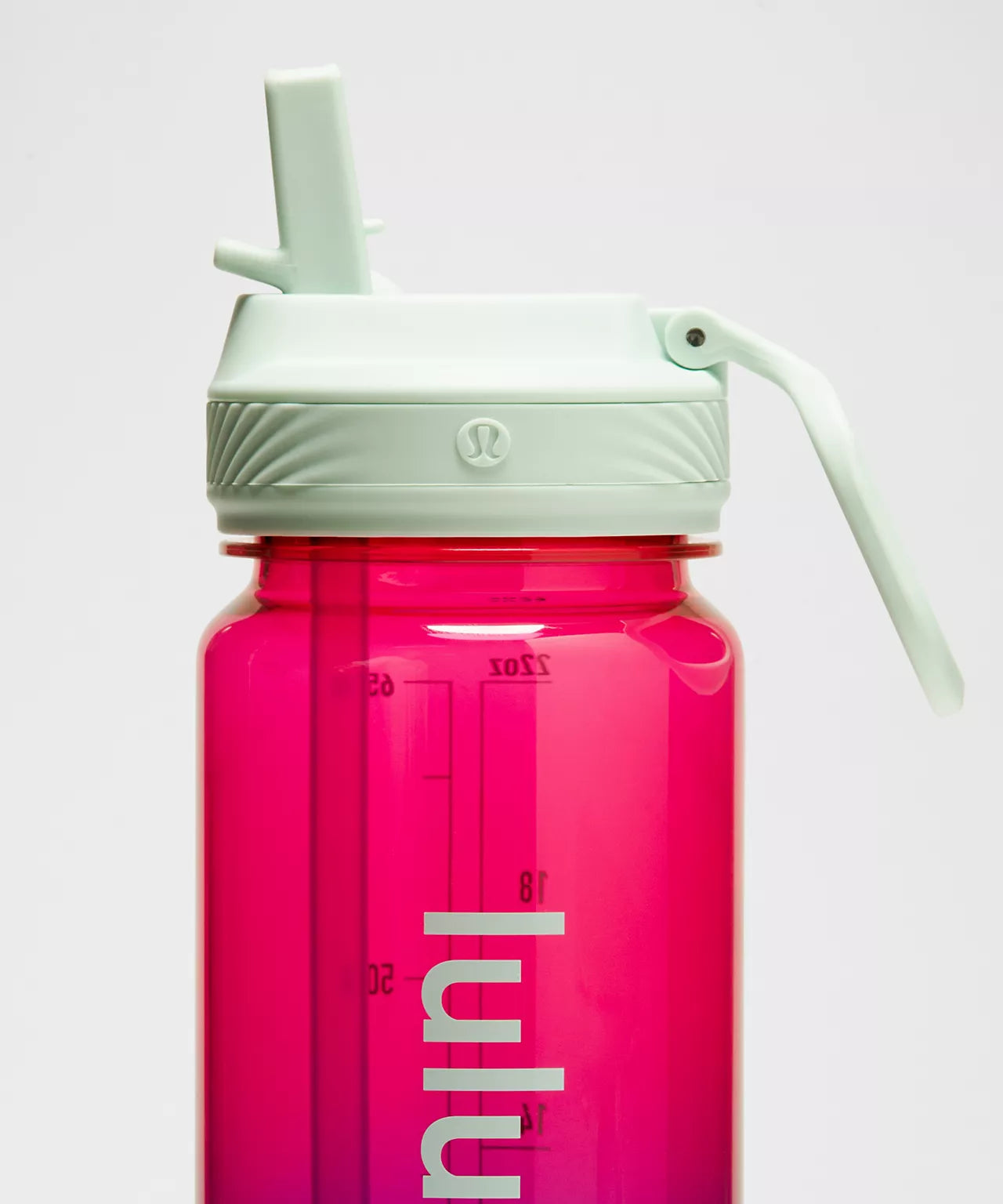 lululemon - “Geranium Pink” Clear Bottle 24oz