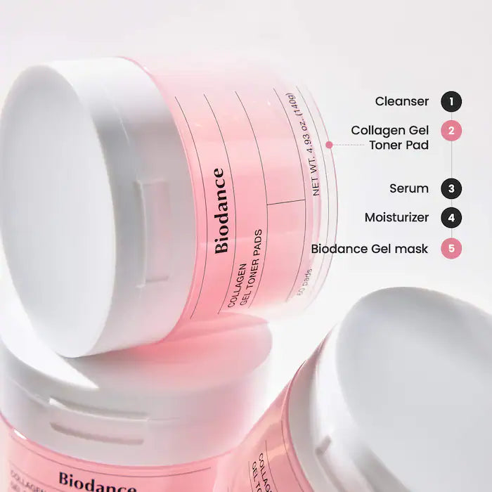 Biodance - Collagen Gel Toner Pads for Pore Minimizing & Firming Care