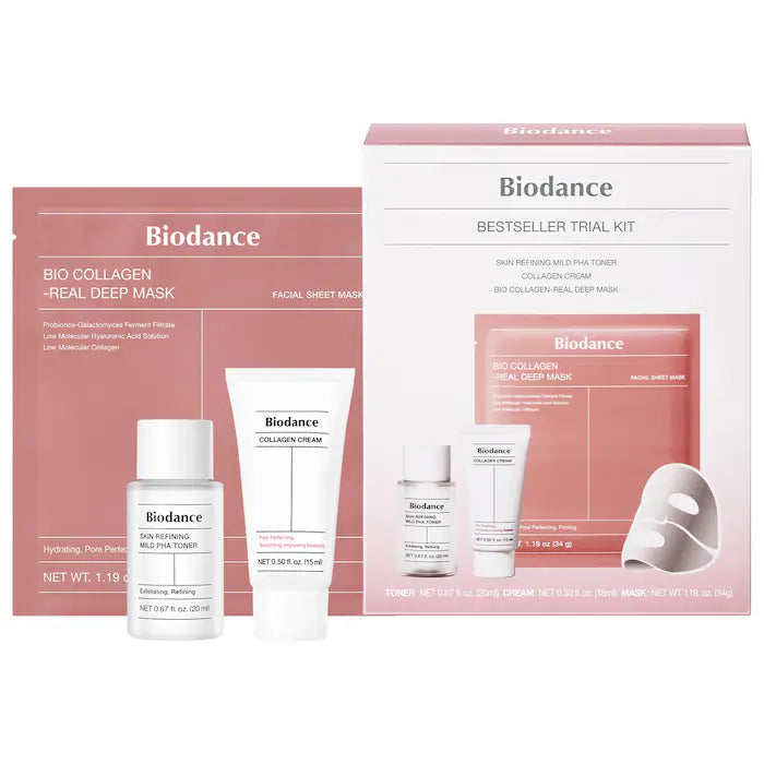 Biodance - Bestseller Trial Kit for Gentle Exfoliation, Skin Smoothing, and Pore Perfecting