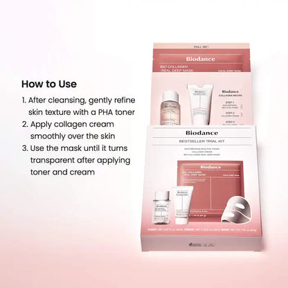 Biodance - Bestseller Trial Kit for Gentle Exfoliation, Skin Smoothing, and Pore Perfecting