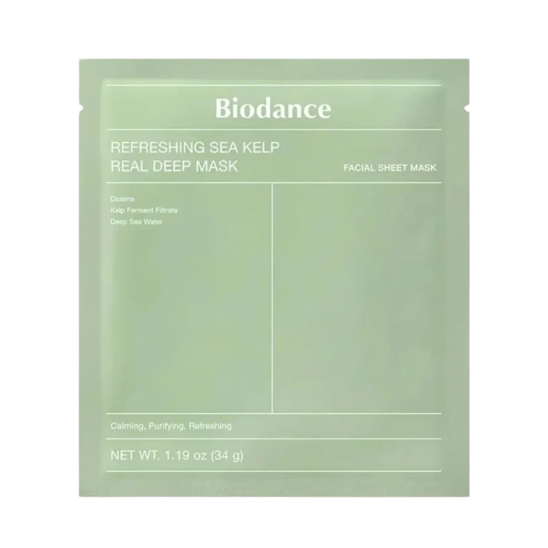 BIODANCE - Refreshing Sea Kelp Real Deep Mask (4 pack mask)
