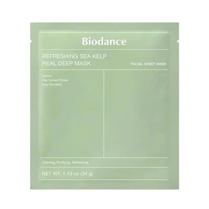 BIODANCE - Refreshing Sea Kelp Real Deep Mask (4 pack mask)
