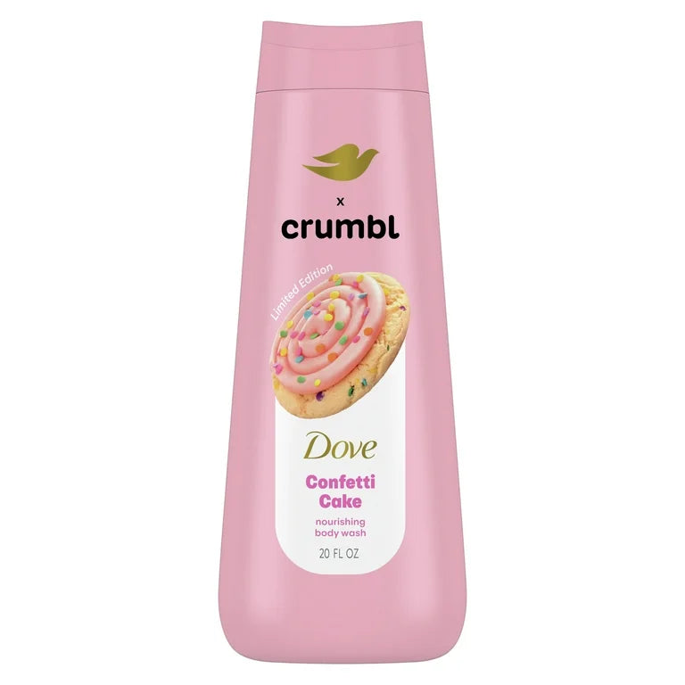 Dove x Crumbl Confetti Cake Moisturizing Liquid Body Wash - 300 ml