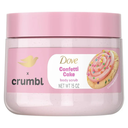Dove x Crumbl Confetti Cake body scrub