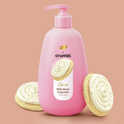 Dove Crumbl Moisturizing Liquid Hand Wash Nilla Bean Cupcake