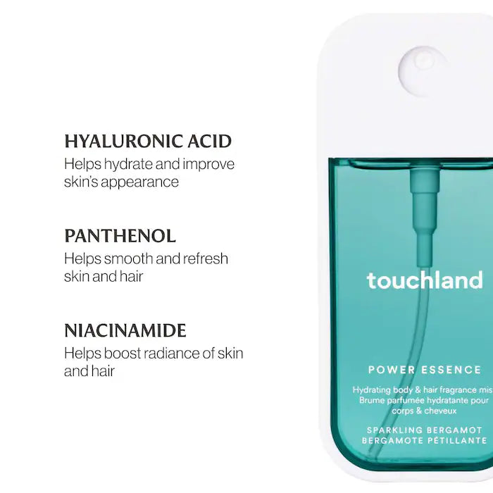 Touchland Sparkling Bergamot Power Essence Body & Hair Fragrance Mist