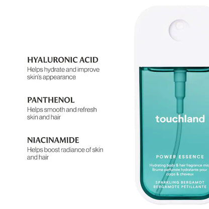 Touchland Sparkling Bergamot Power Essence Body & Hair Fragrance Mist