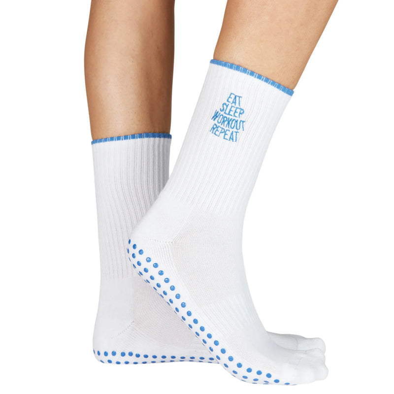 Eat Sleep Workout Repeat - Barre / Pilates Socks