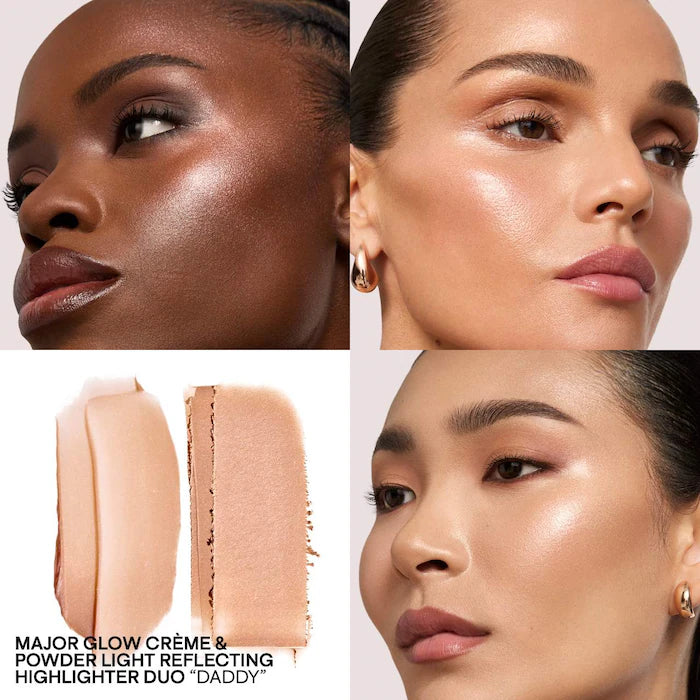 Major Glow Crème & Powder Light Reflecting Translucent Highlighter Duo