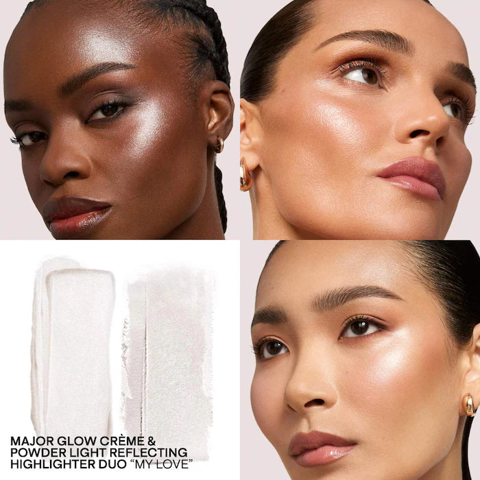 Major Glow Crème & Powder Light Reflecting Translucent Highlighter Duo