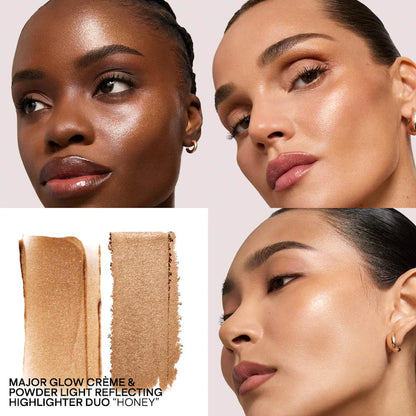 Major Glow Crème & Powder Light Reflecting Translucent Highlighter Duo