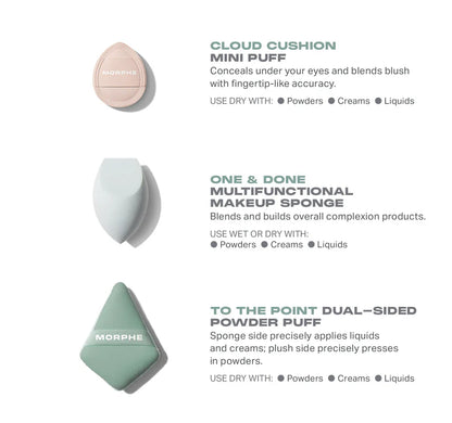 MORPHE - All Bases Covered 3-Piece Tool Set