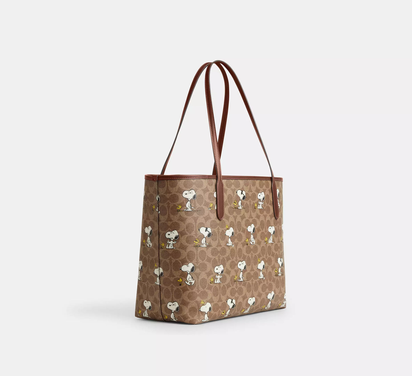 Coach X Peanuts - City Tote Bag Snoopy Print