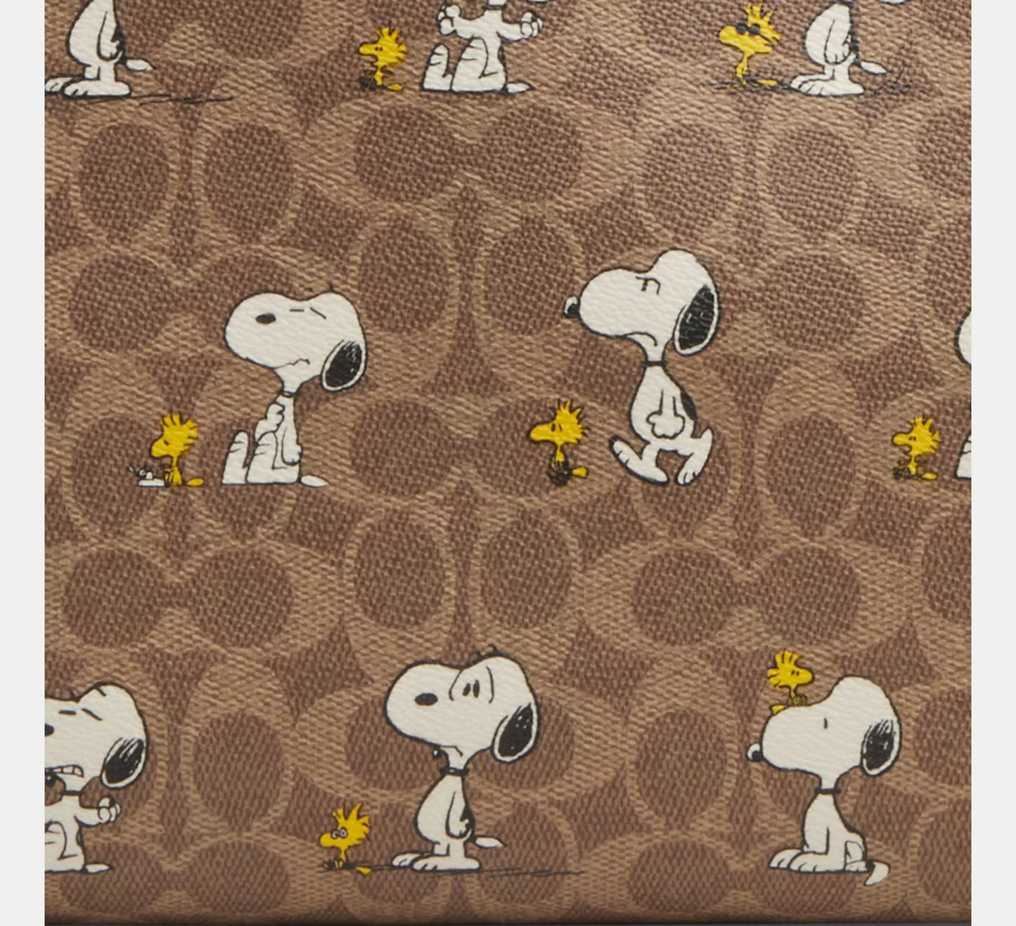Coach X Peanuts - City Tote Bag Snoopy Print