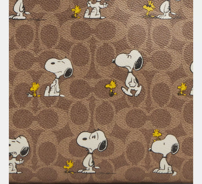 Coach X Peanuts - City Tote Bag Snoopy Print