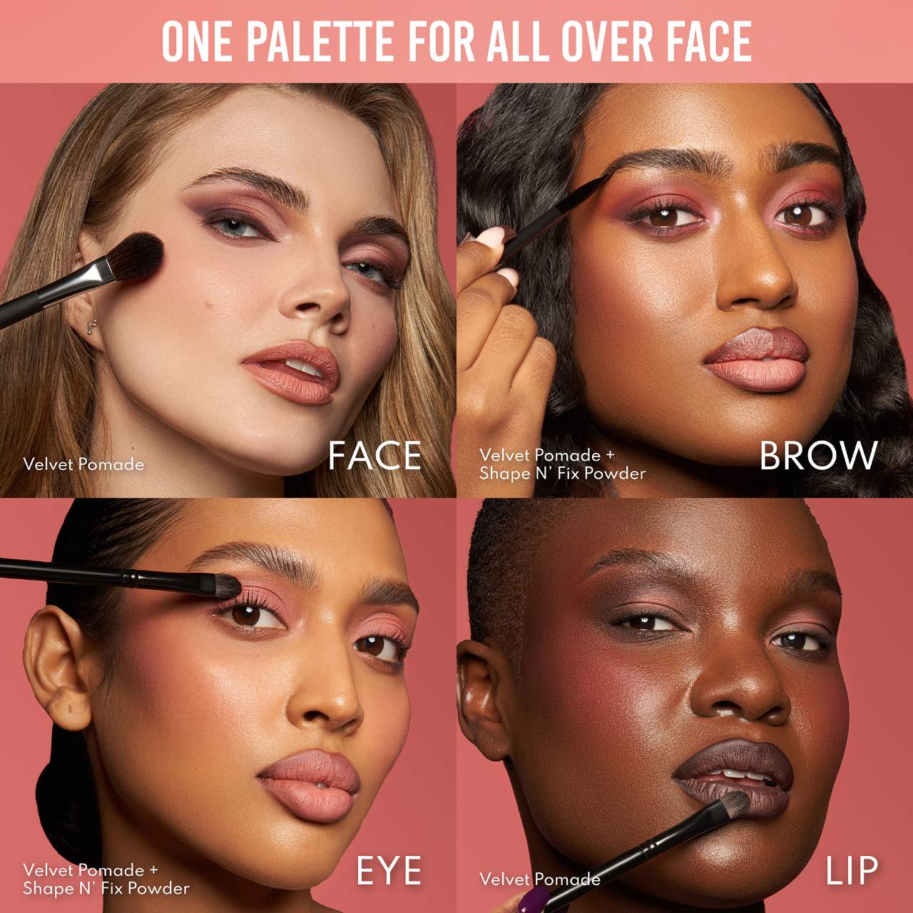 Danessa Myricks Beauty - Groundwork: Blooming Romance - Palette For Eyes, Brows, Face & Lips