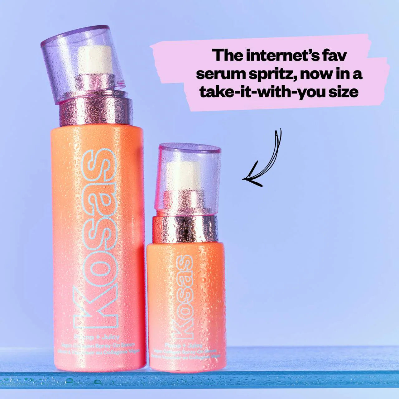 Kosas - Plump + Juicy Vegan Collagen + Probiotic Spray-On Serum