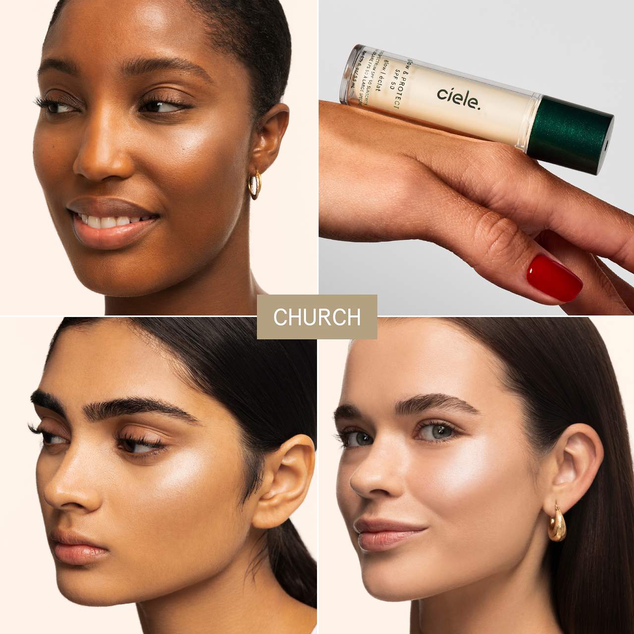 ciele - glow & PROTECT SPF 50+ liquid highlighter