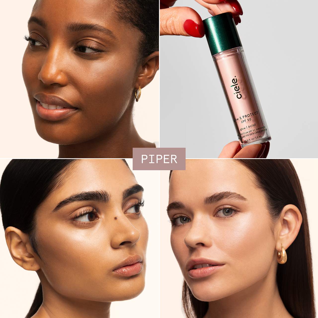 ciele - glow & PROTECT SPF 50+ liquid highlighter