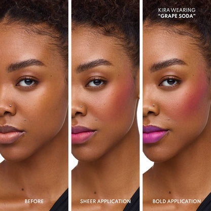 Danessa Myricks Beauty - Yummy Skin Blurring Balm Powder Flushed - Matte Color for Cheek & Lip