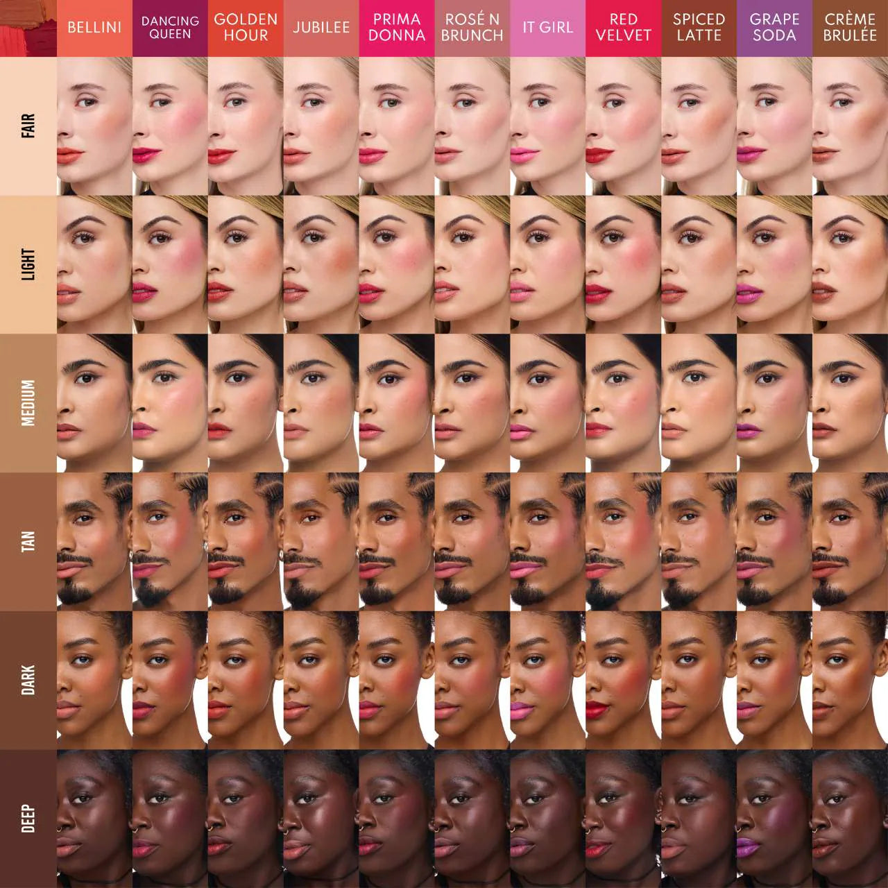 Danessa Myricks Beauty - Yummy Skin Blurring Balm Powder Flushed - Matte Color for Cheek & Lip