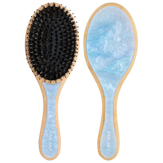 Emi Jay - Flat Hair Brush in Blue Sugar