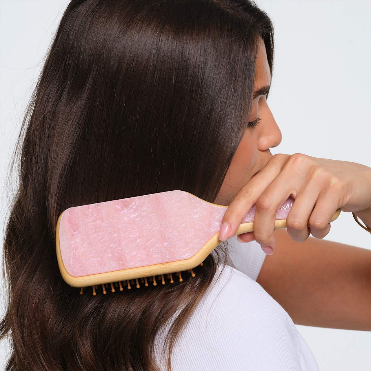 Emi Jay - Bamboo Paddle Hair Brush in Pink Sugar