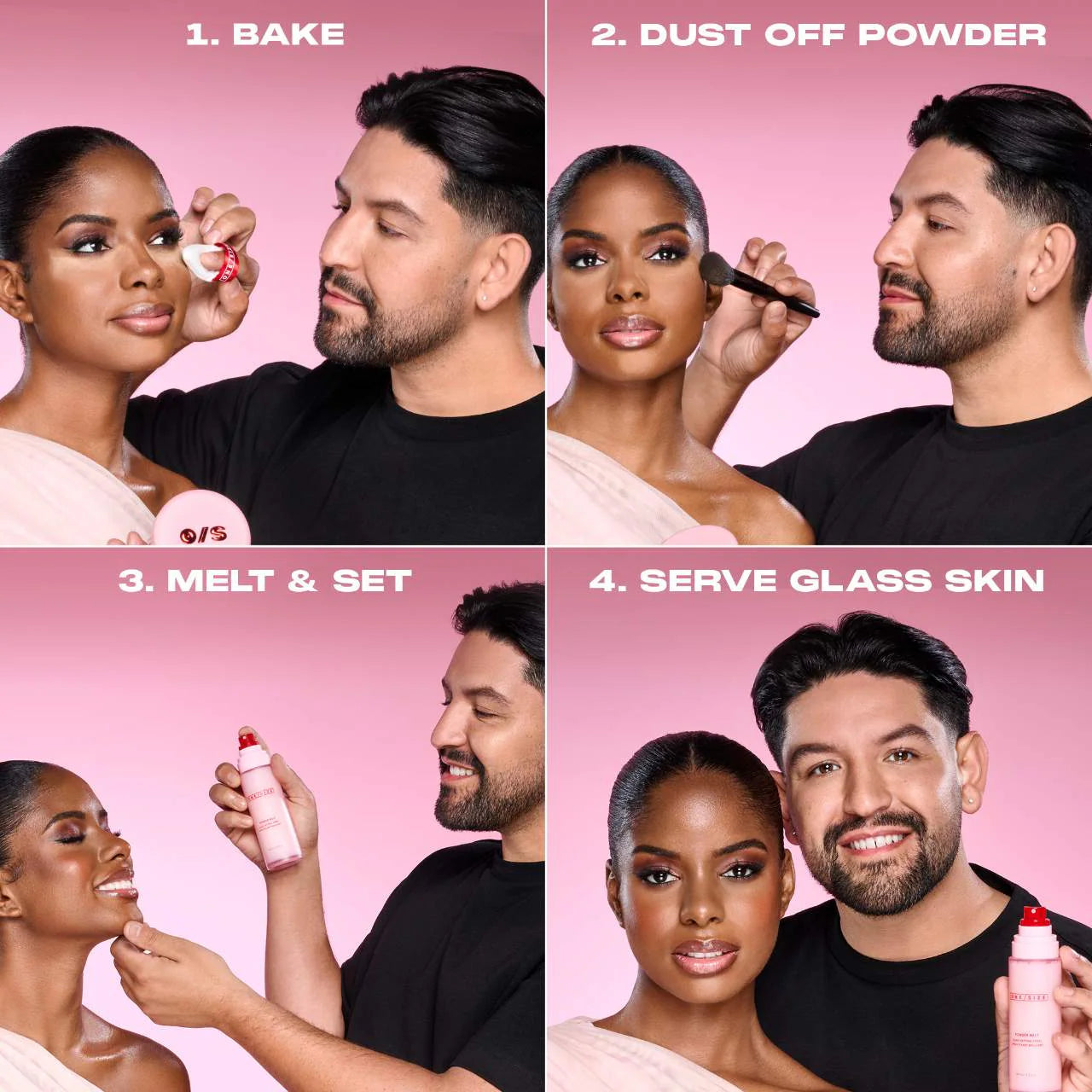 ONE/SIZE - Powder Melt Glass Setting Spray