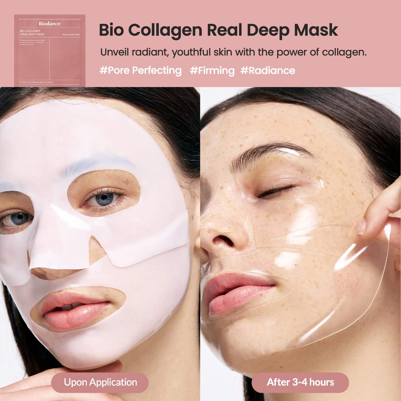 Biodance - Real Deep Mask Set – 4 Masks for Pore Care, Hydration, Calming and Dark Spot Treatment
