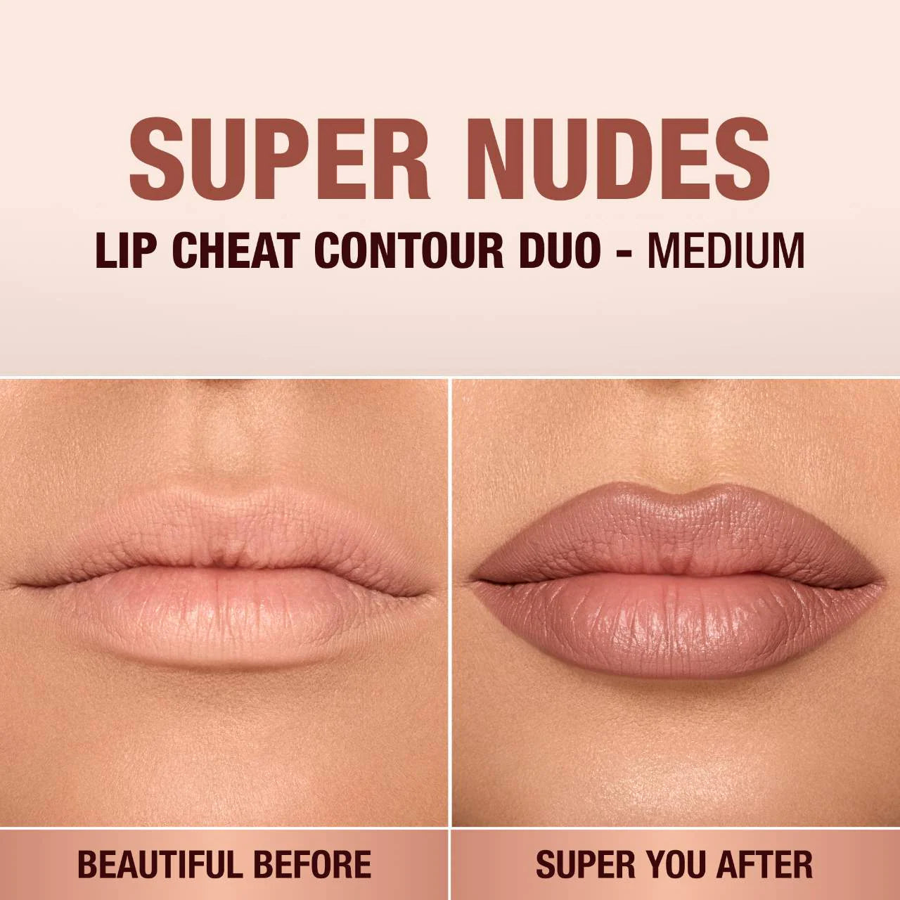 Charlotte Tilbury - Super Nudes Lip Cheat Contour Duo Lip Liner